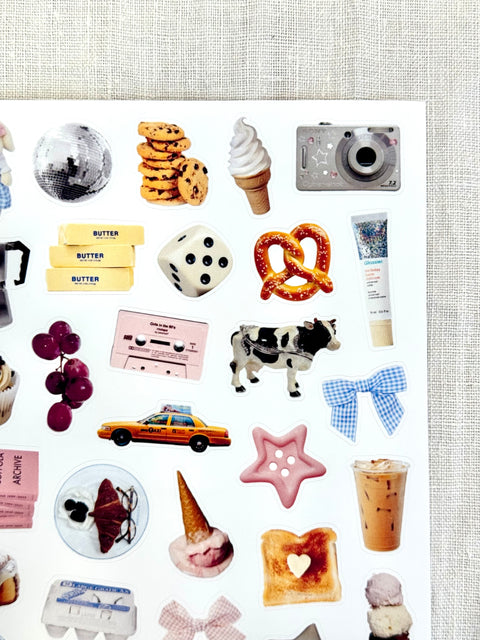 Planche Stickers Trinket party A5