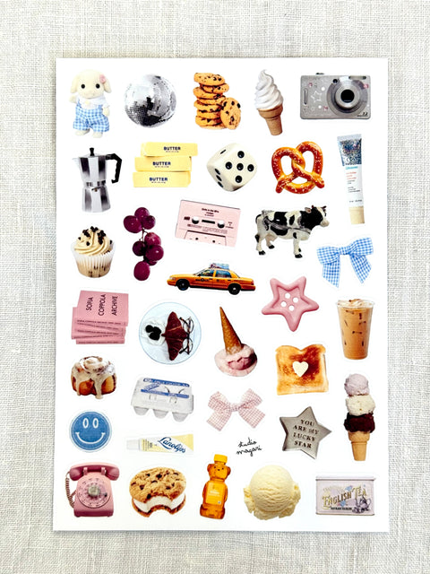 Planche Stickers Trinket party A5