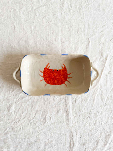 Plat en céramique - Crabe
