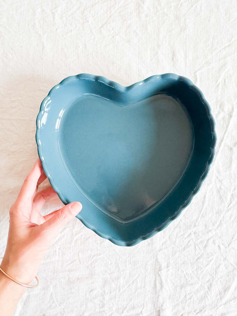 Plat Charlotte - Bleu Acier