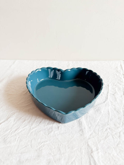 Plat Charlotte - Bleu Acier