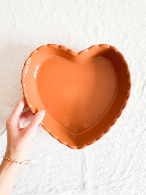 Plat Charlotte Coeur - Caramel