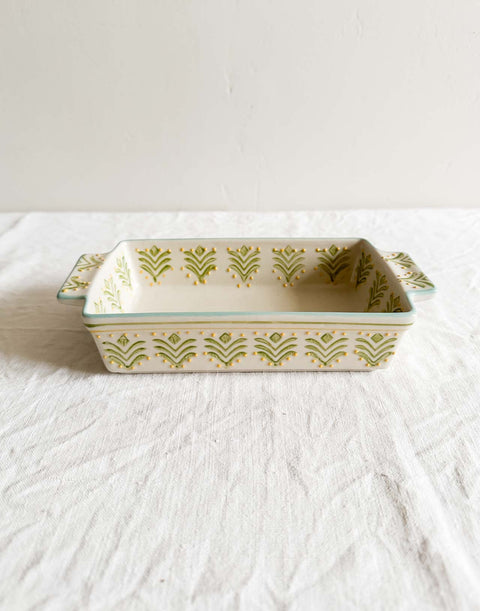 Plat à Gratin - Rétro Vert