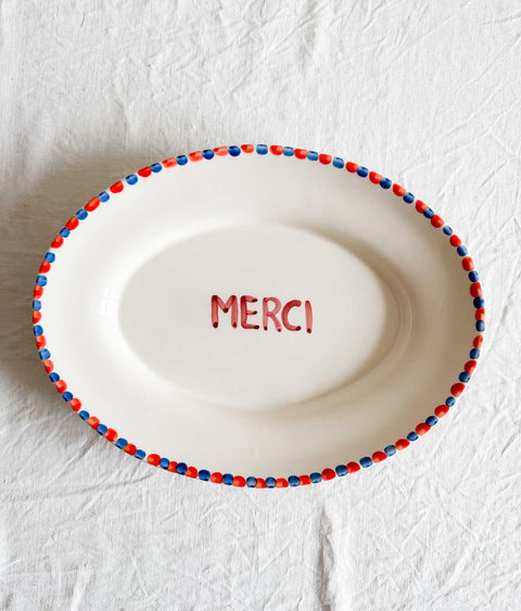 Plat Ovale GM - Merci