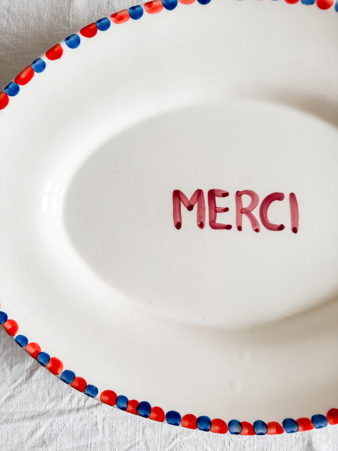 Plat Ovale GM - Merci