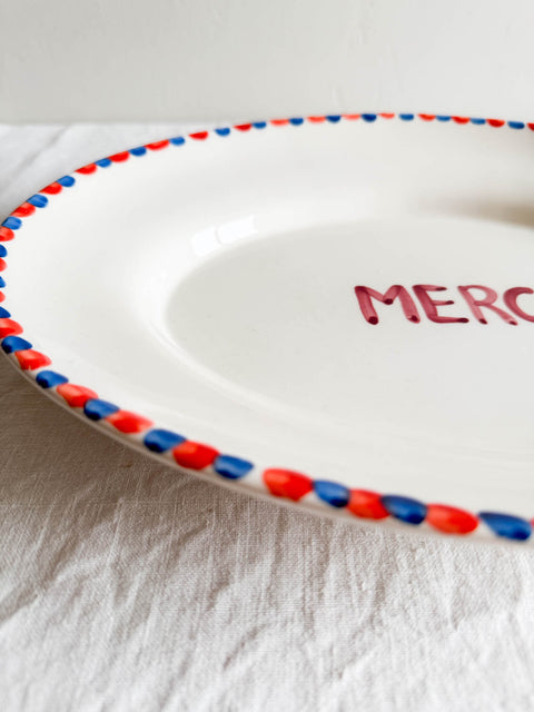 Plat Ovale GM - Merci