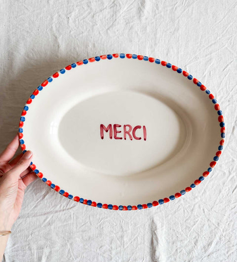 Plat Ovale GM - Merci