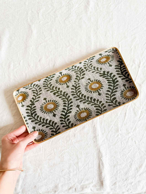 Plateau long Bangalore Vert Gris