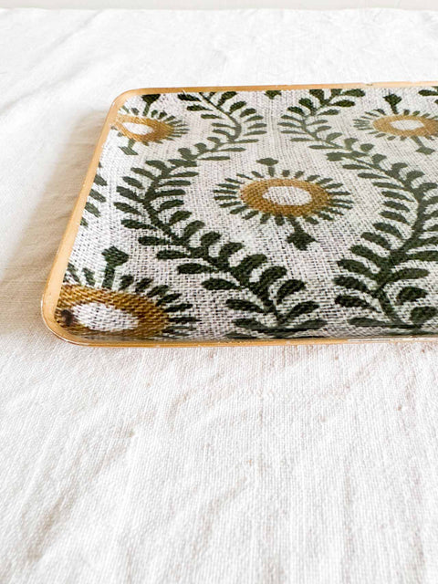 Plateau long Bangalore Vert Gris