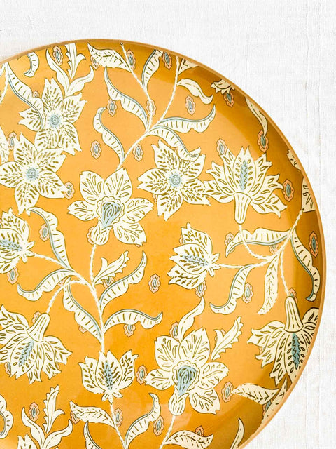 Plateau Rond Lotus Absynthe
