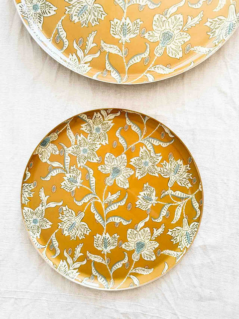 Plateau Rond Lotus Absynthe