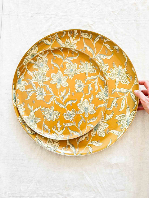 Plateau Rond Lotus Absynthe