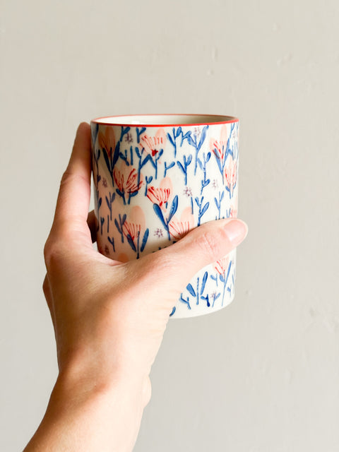 Porte brosse à dent - Douceur florale