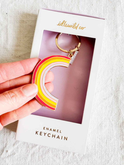 Porte clé Arc en ciel