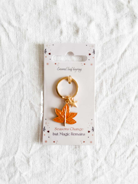 Porte clé - Feuille d'automne