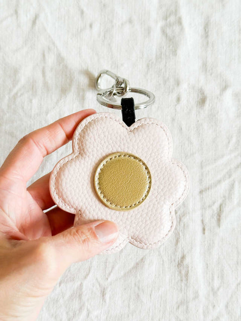 Porte clé - Fleur Rose