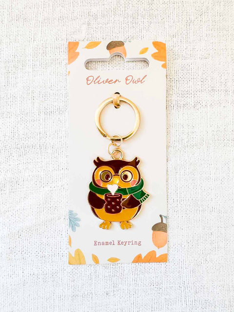 Porte clé Oliver le hibou