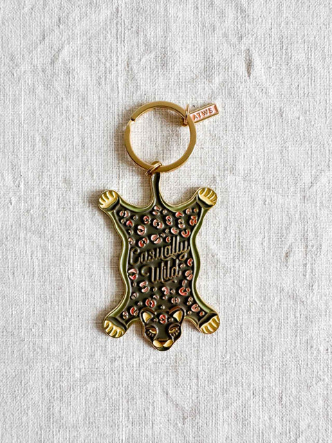 Porte clé Léopard carpet