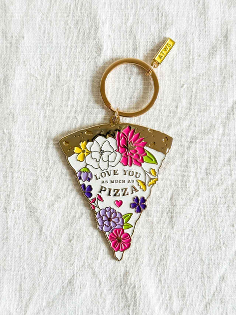 Porte clé - As much as pizza