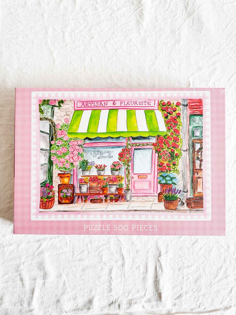 Puzzle Chez le fleuriste 500p