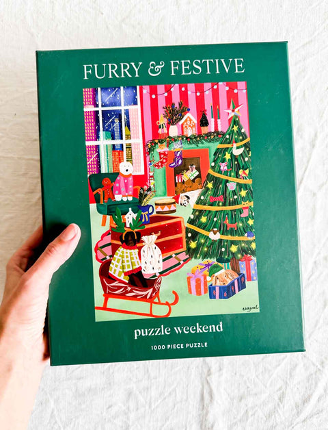 Puzzle 1000p - Furry & festive