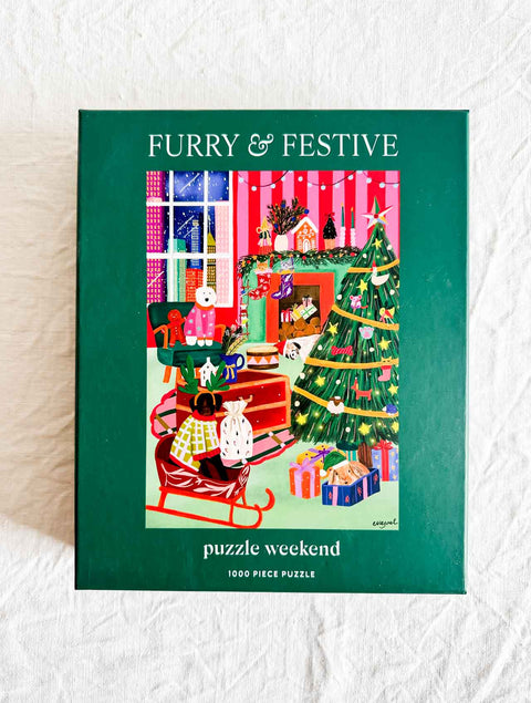 Puzzle 1000p - Furry & festive