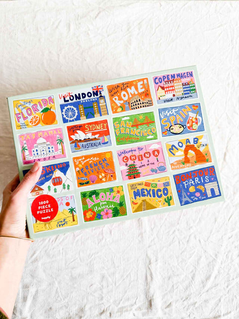 Puzzle 1000p. - Postcards