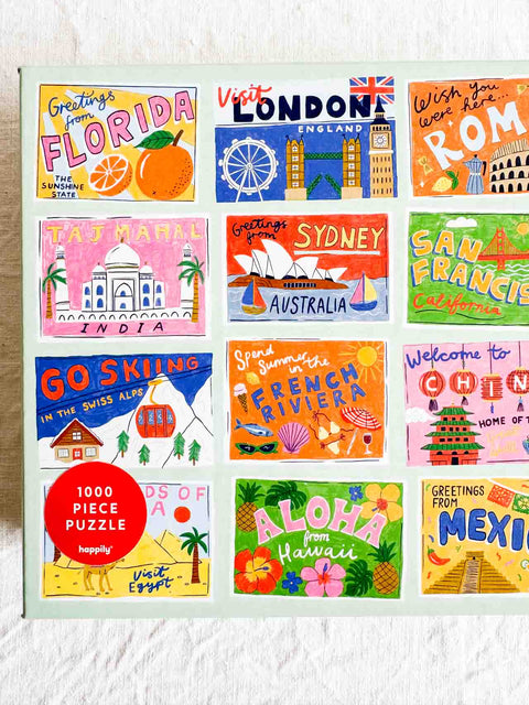 Puzzle 1000p. - Postcards