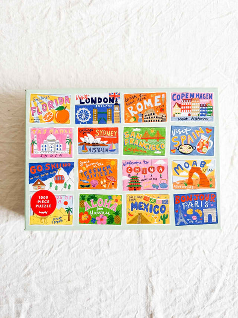 Puzzle 1000p. - Postcards