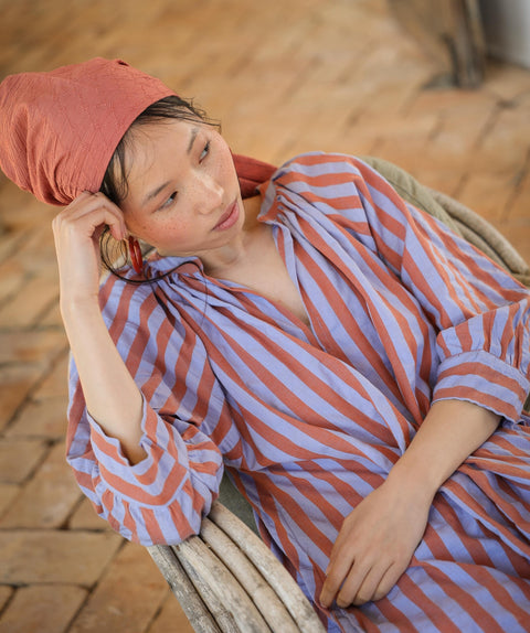 Robe Hannah Rayure Baya