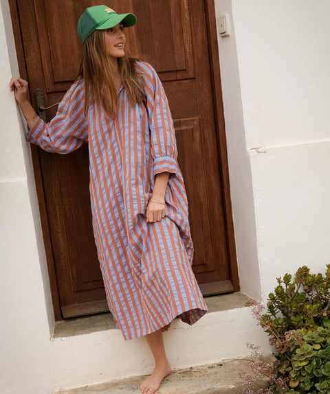 Robe Hannah Rayure Baya