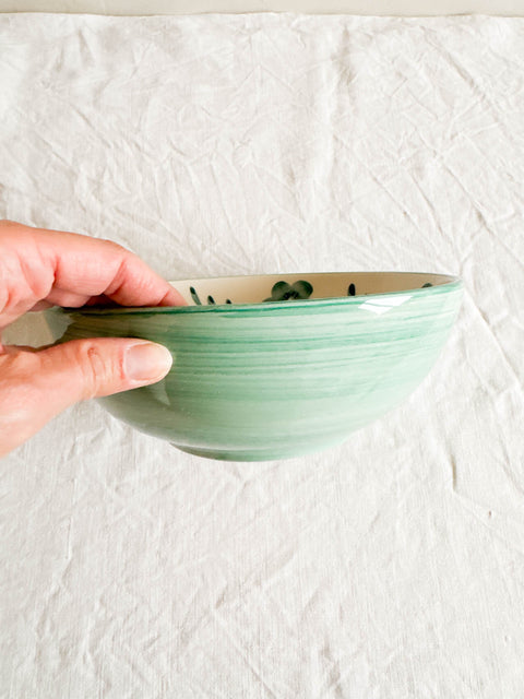 Saladier Flower Blue