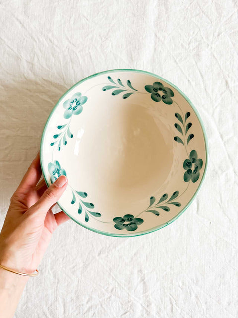 Saladier Flower Blue