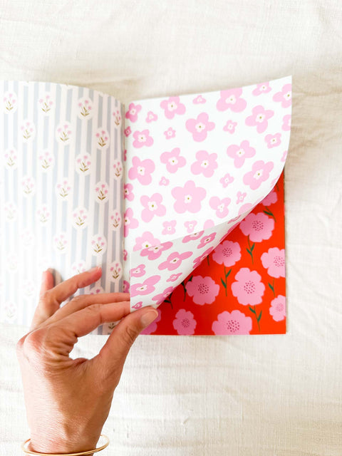 Scrapbook paper 20 motifs fleuris