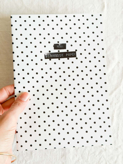 Mini Scrapbook papier 20 motifs Janvier