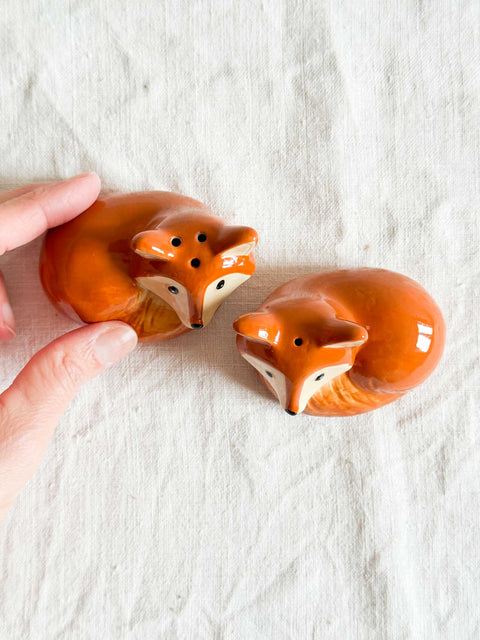 Salière poivrière Renard