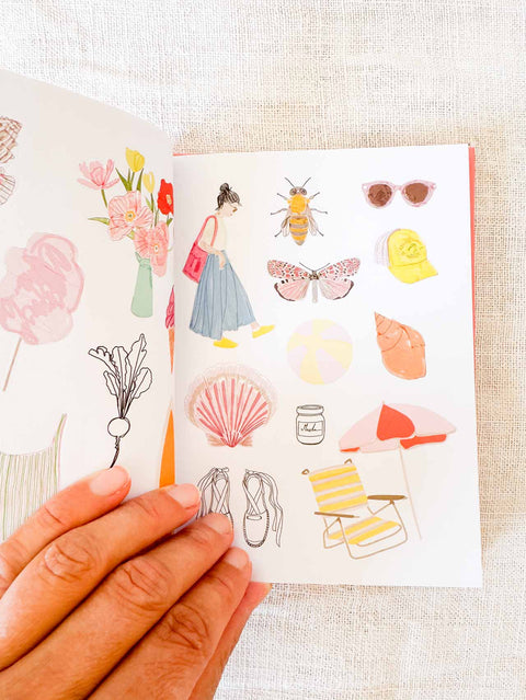 Holiday stickers book