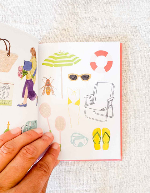 Holiday stickers book