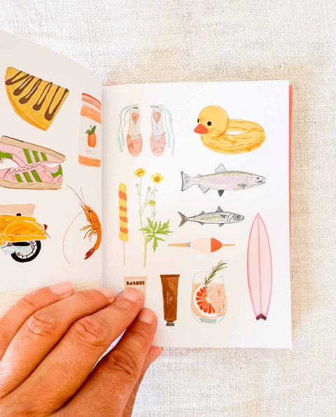 Holiday stickers book