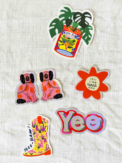 Stickers Kerrie illustrates
