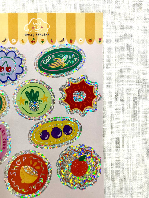 Stickers - Labels paillettes