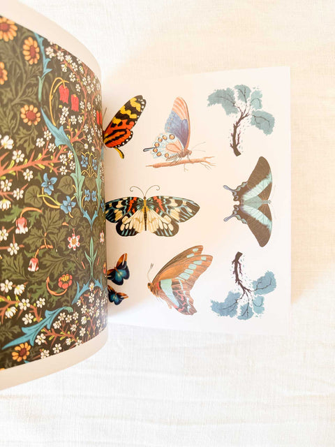 800 Stickers Fleurs & papillons