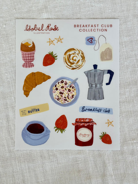 Planche stickers Isobel Rose