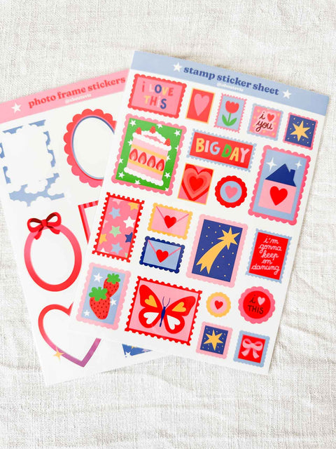 Planche stickers About Evie