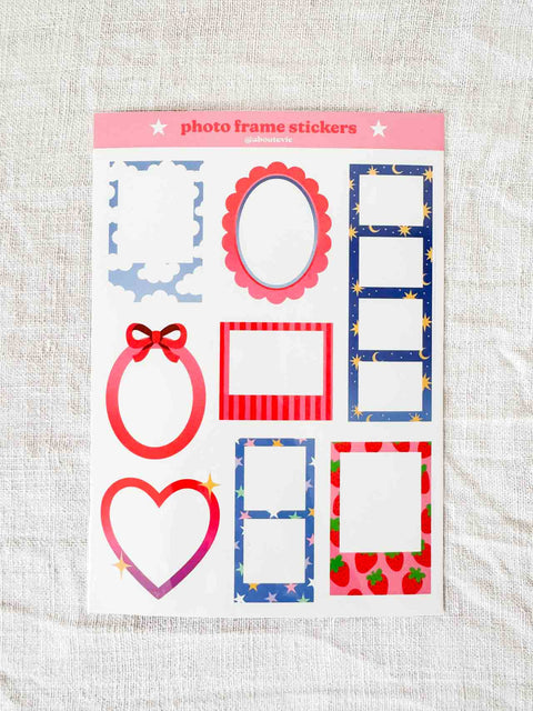 Planche stickers About Evie