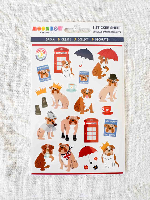 Stickers British bulldogs