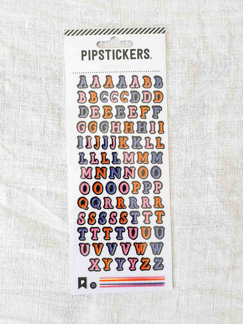 Stickers Eerie Alphabet
