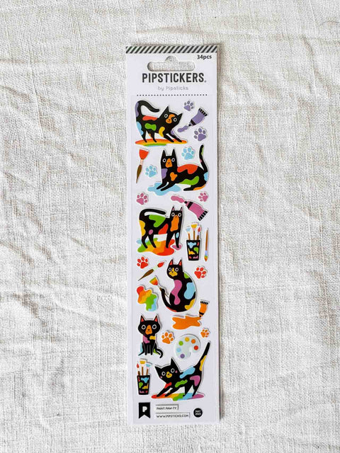 Stickers Fête de la Patte peinture