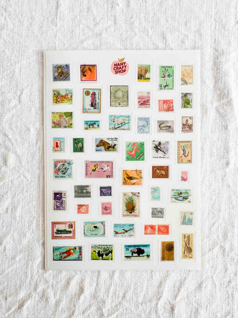 Planche A5 Timbres