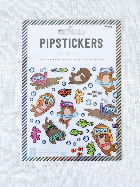 Stickers Otter the sea